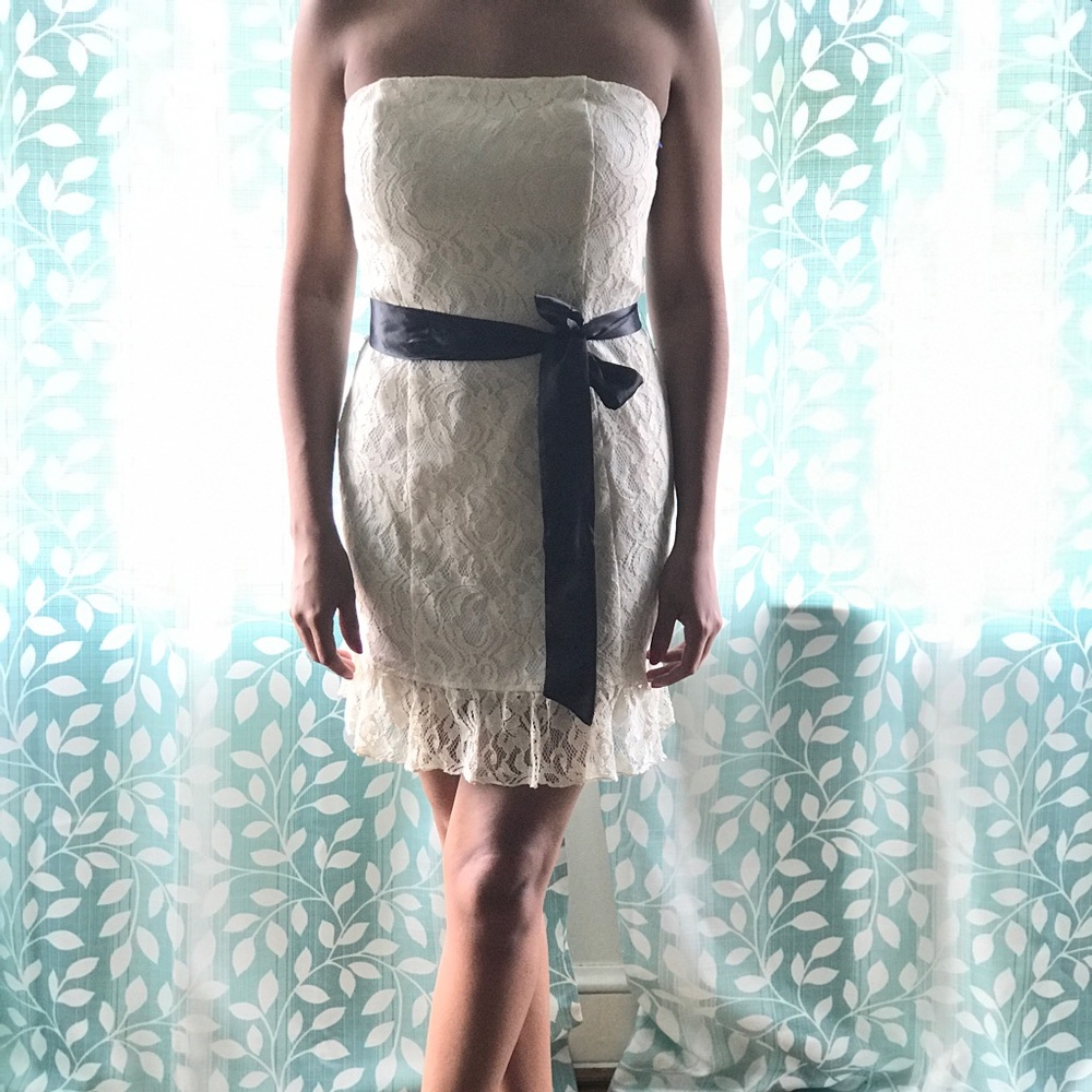 AMP white Dress Size S Topless